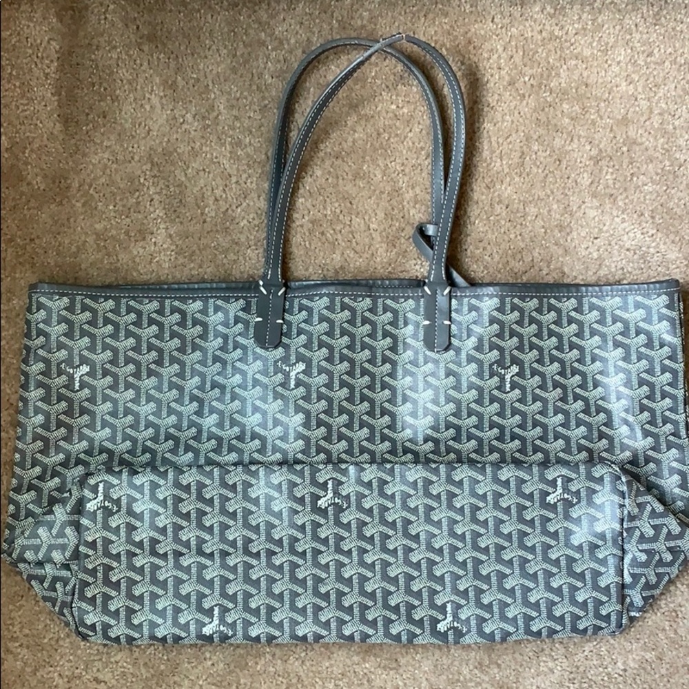 Goyard style PM size shopper bag
